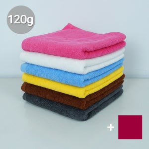 ★이달의 특가상품★ 국산 호텔용 무지120(40x80cm 120g) 무지 백색 얇은 세면 타올 모텔 펜션 숙박업소 피트니스 운동 센터 필라테스 PT샵 목욕 수건 목욕탕