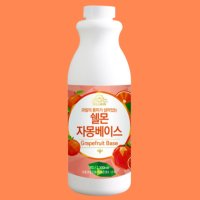 쉘몬 과일농축액 베이스 홈 카페 음료 에이드 자몽 베이스 1kg