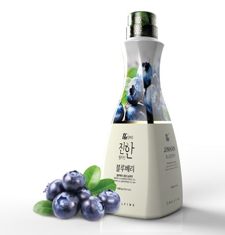 2+a 웰파인 더진한 <b>블루베리 농축액</b> 원액 퓨레 스무디 1.5kg