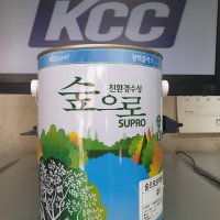 KCC숲으로광택플러스-흑색 3.78L/베란다,계단,복도,걸레받이전용/친환경수성페인트