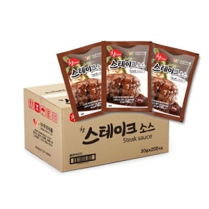 참 스테이크소스 30g 200개(box) 증정용 비비큐 고기