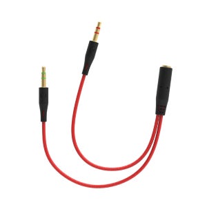 싸코 SS-PC5 이어폰 마이크 변환젠더 온라인 수업 헤드셋전환