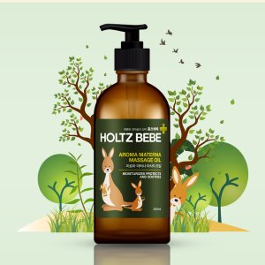 홀츠베베 마터나 튼 임산부 마사지 오일 300ml / 저자극 바디 가슴 출산후 피부관리 산모 올리브 호호바씨 살 아보카도오일 화장품