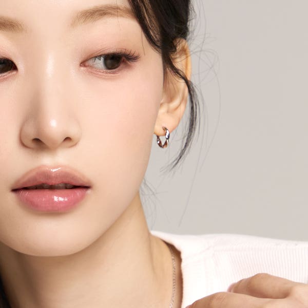 골드앤디어 14K 골드필드 데일리 꼬임 원터치귀걸이