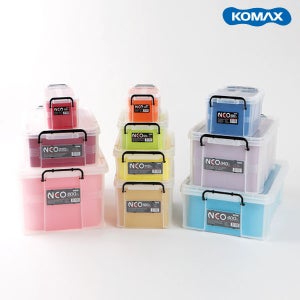 코멕스 네오박스 3L 다용도국산수납함 멀티박스 옷 장난감정리함 플라스틱보관함 NEO