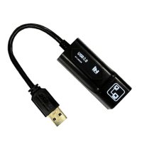 노트북 랜선 연결 젠더 USB 3.0 to LAN 포트 유선랜카드 블랙 LAN30B