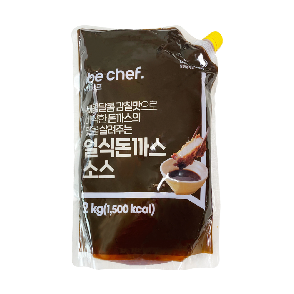 [제이케이푸드] 동원홈푸드 일식 돈까스소스 2kg 업소용 대용량 돈까스 소스