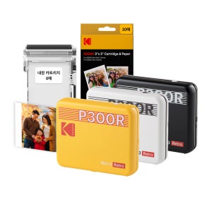 코닥 포토프린터 사진인화기 미니 3 레트로 + 카트리지 38매 번들 P300R