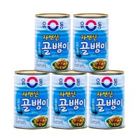 유동 자연산 골뱅이 통조림 300g x 5개