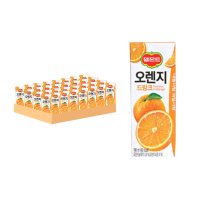 델몬트 간편 팩 어린이주스 오렌지 드링크 190ml x 32팩