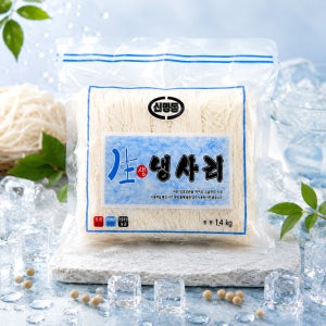 냉사리 콩국수면 1.4kg 10개입 박스단위 전문점용