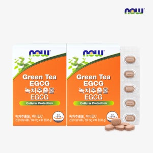 나우푸드 녹차추출물 EGCG 비타민C 카테킨 다이어트 90정, 2개