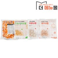 카툰스타일 두부모양 크랩 새우 피쉬볼 모음 500g