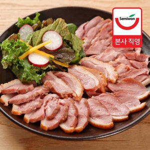 세미원 훈제오리가슴살 900g 영양식 보양식 간식 술안주 간편조리육 간편식 대용량 급식 업소용