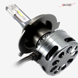 SB 오토바이 자동차 12V-24V겸용칩 LED전조등 H4타입 엠프로빔블랙에디션V2 2개1세트 순정소켓형 4000루멘 30W CSP LED칩 SD