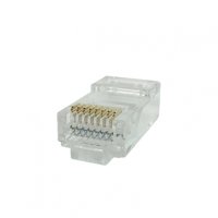 CAT6 RJ45 케이블 통과형 커넥터 LSN-6PASS-UTP