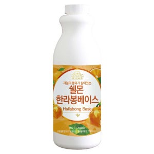 쉘몬 한라봉 과일 농축액 음료베이스 1kg 에이드 스무디 여름