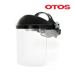 OTOS 무색보안면 맨머리형 투명 보안면 안면보호구 F-62AN