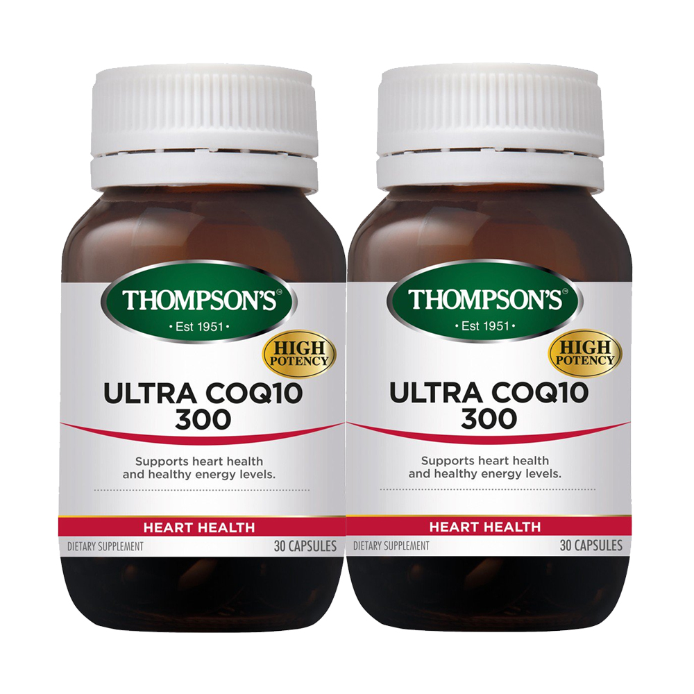 톰슨 <b>울트라 코큐텐 300</b>mg 30 캡슐 X 2개