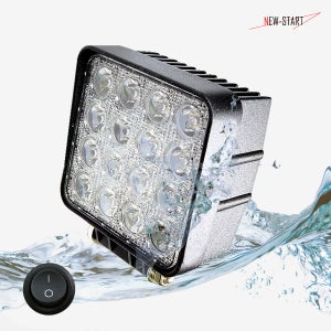 SB 12V-24V 오토바이 자동차 완벽방수 LED써치라이트 안개등 집중형 862 48W SD