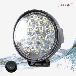 SB 12V-24V 오토바이 자동차 완벽방수 LED써치라이트 안개등 집중형 901 42W SD