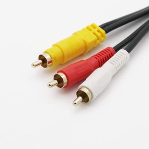 고급형 국산 RCA 1선 2RCA 듀얼 Y 분배 음성 오디오 케이블 앰프 믹서 스피커 연결
