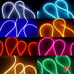 SB 12V용 오토바이 자동차 V3 실리콘 면발광 10cm단위 LED바 8가지컬러