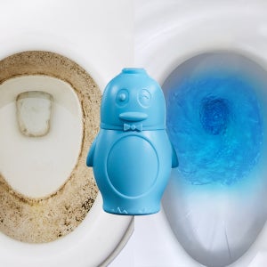 크린위즈 펭귄 오래가는 변기세정제 변기클리너 6개입 1.5배용량 자동 클리너 180g