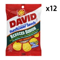 DAVID 소금 줄인 해바라기씨 149g x 12팩