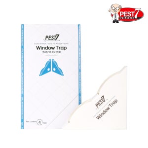 페스트세븐 윈도우 트랩 (4개입) x 2 러브버그 사랑벌레 방충망 창문 날벌레 날파리 차단 설치형 트랩 파리 끈끈이 퇴치법 퇴치제 퇴치