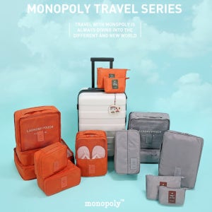 모노폴리 캐리어 여행용 미니 파우치