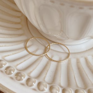 14k 열손가락 레이어드 컷팅 반지 실반지 우정반지