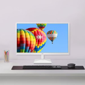 LG전자 광시야각 모니터 27MN430HW 68cm IPS 패널 Full-HD 75Hz 5ms LED 눈이편한 사무용 업무용 가정용 화이트 PC 컴퓨터 모니터