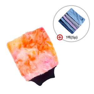 [퓨어스타] 컬러팝 워시미트(오렌지) 자동차 셀프 세차 스펀지