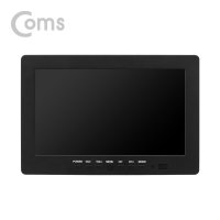 Coms BB735 차량용 CCTV 7인치 LCD 모니터 RCA BNC 휴대용 모니터