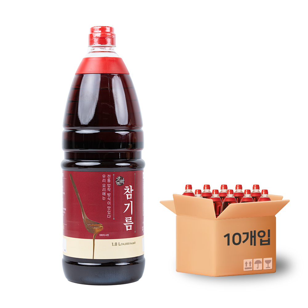 맛뜨락 참기름 제품 이미지