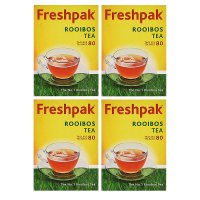 [4팩]Fresh Pack Rooibos Tea 80 Tagless Bags