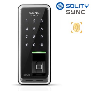 솔리티 씽크 TR812 지문인식+번호키 Area Type 지문키 현관문디지털도어락 보조키