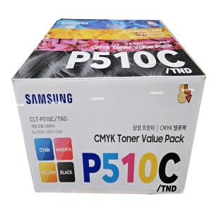 삼성 복합기 SL-C563FW 정품 검정 칼라 토너 카트리지 CLT-P510c TND 4색/구매