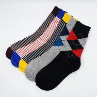 조은삭스 C-SOCKS 여성여자 아가일 스트라이프 양말