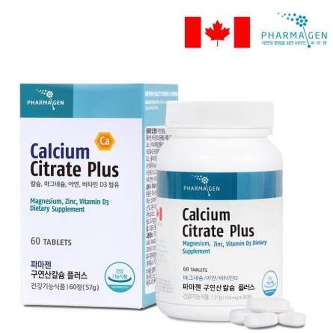 구연산칼슘 플러스 1050mg 60정, 1개