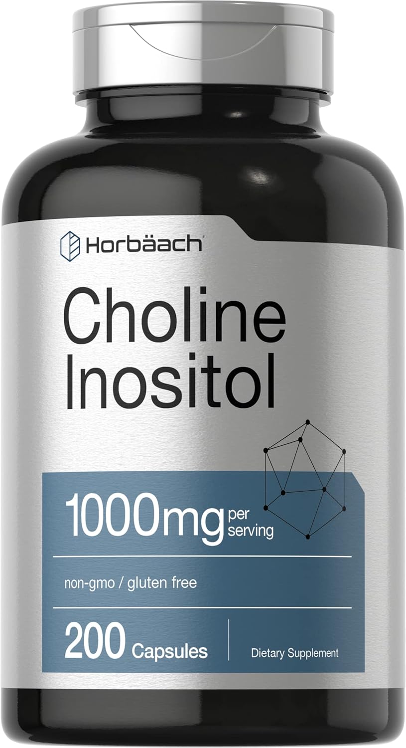 Horbaach Choline Inositol 호바흐 콜린 이노시톨 1000mg 200캡슐 2팩