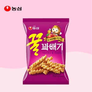 농심 꿀꽈배기 1800g / 1박스 (90g x 20봉지) 과자 스낵