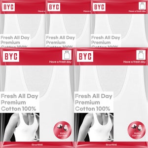 BYC 순면 남성 런닝 셔츠 5매 세트 민소매 메리야스 메리아스 런닝구