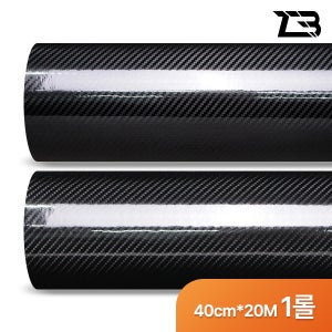 제트비 차량용 5D 6D 카본 랩핑 시트지 롤 단위 판매 40cm X 20M