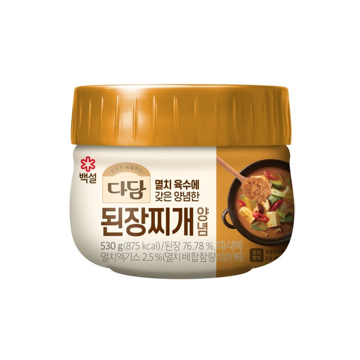 백설 CJ 다담 된장찌개양념 530G x 4개