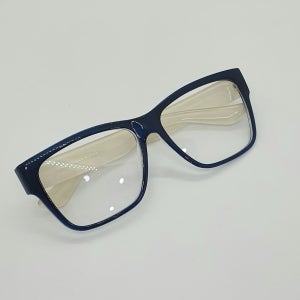 KAROSS 초경량 빅사이즈 뿔테 가디언 야간 변색렌즈 근적외선 청광 안경K1047 블루