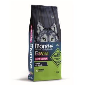 [DOG]몬지 비와일드 로우그레인 멧돼지 12kg / 육식본능