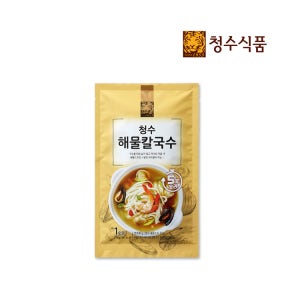 청수 해물 칼국수 110G / 1인분 수제비 바지락 명동