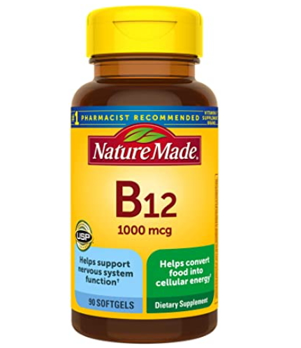 NatureMade <b>비타민</b>B12 1000<b>mcg</b> 90정 <b>비타민</b>비